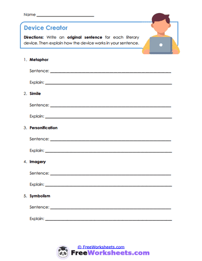 Device Creator Worksheet