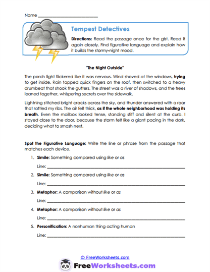 Mirror Map Worksheet