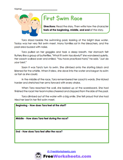 Feelings Journey Worksheet
