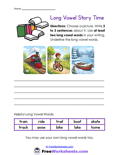 Grade 1 Long Vowel Patterns Worksheet Collection