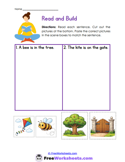 Long Vowel Sounds Worksheets for Kindergarten - FreeWorksheets.com