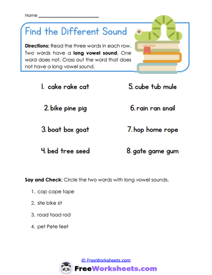 Sound Sorting Worksheet