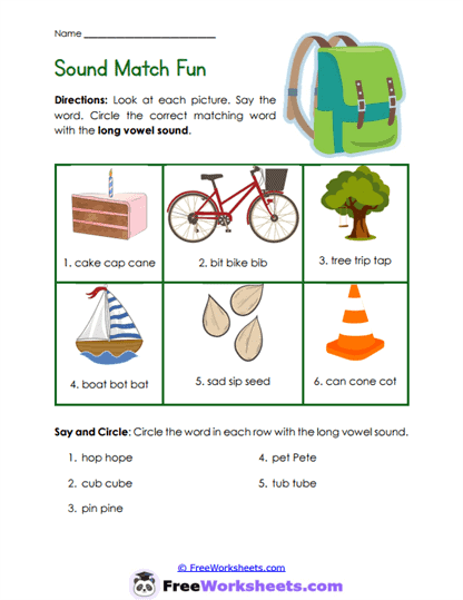 Sound Pictures Worksheet