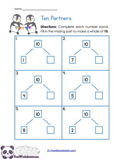 Ten Partners Worksheet