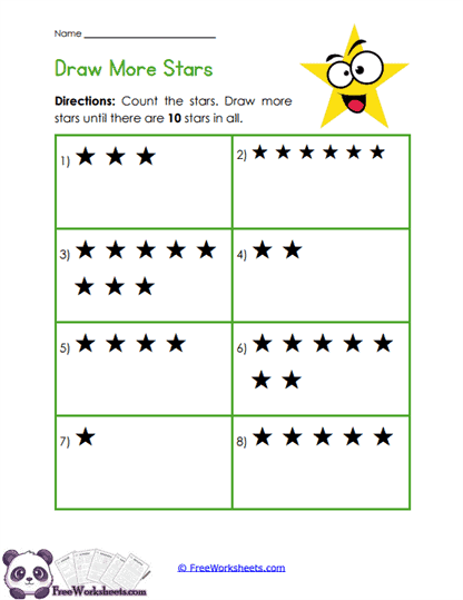 Star Complements Worksheet