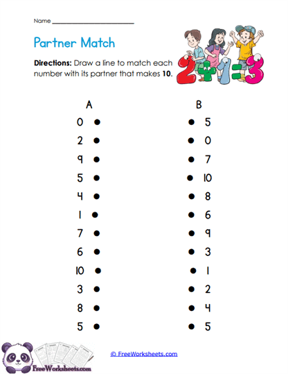 Partner Links Worksheet