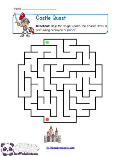 Knight Journey Worksheet