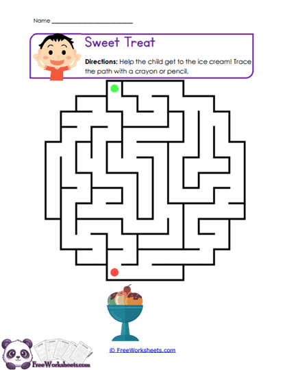 Ice Cream Worksheet
