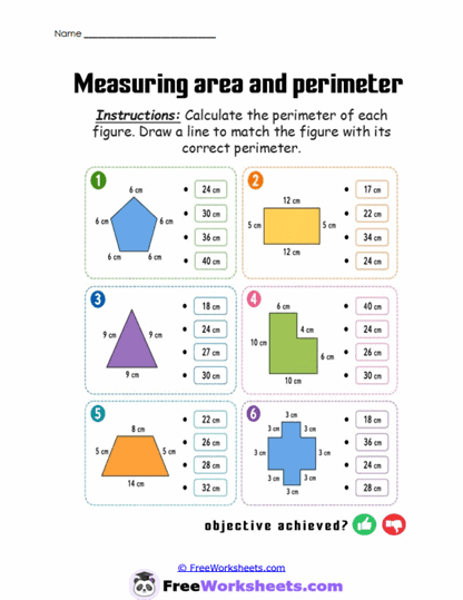 Perimeter Practice Worksheet