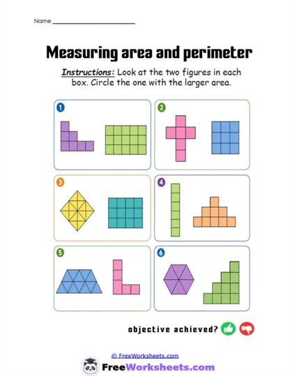 Tiled Shape Compare Worksheet