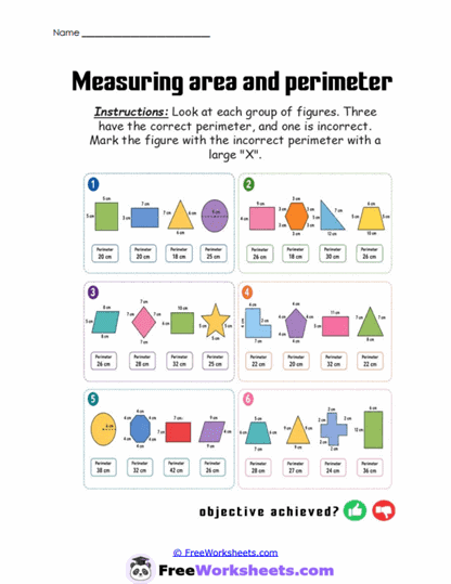 Polygon Perimeter Hunt Worksheet
