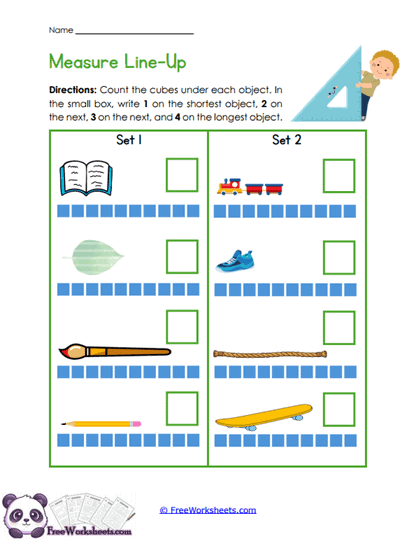 Length Lineup Worksheet