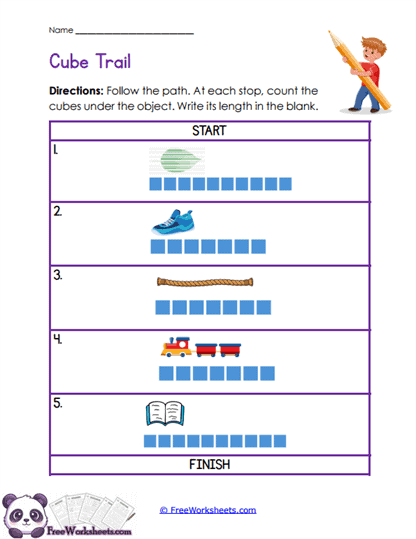 Measurement Trail Worksheet