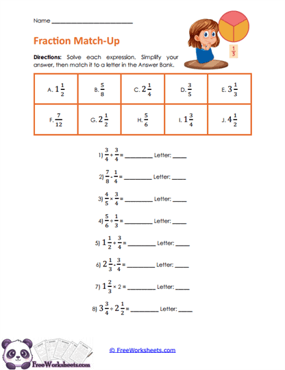 Answer Connections Worksheet