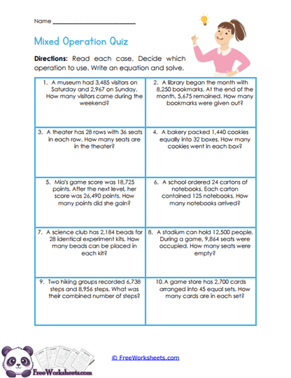 Story Decisions Worksheet