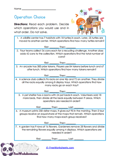 Operation Planner Worksheet