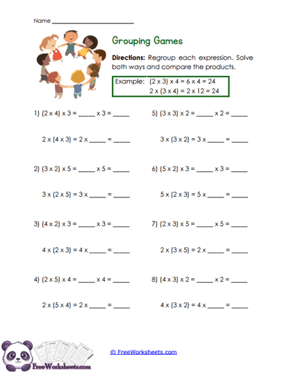 Grouping Connections Worksheet