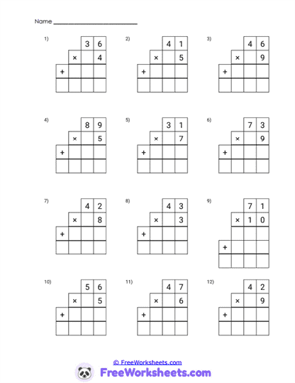 Monster Math Worksheet