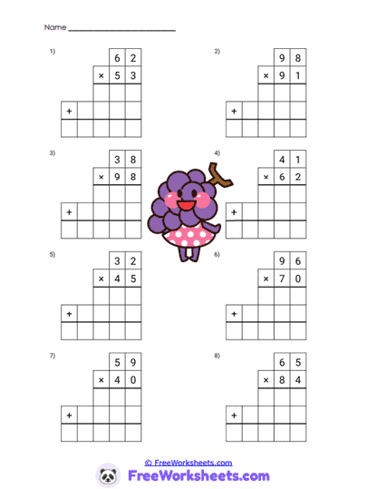 Box Method Worksheet