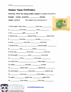 Pathfinders Worksheet - FreeWorksheets.Com