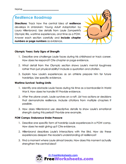 Resilience Roadmap Worksheet