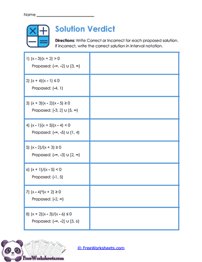 Solution Audit Worksheet