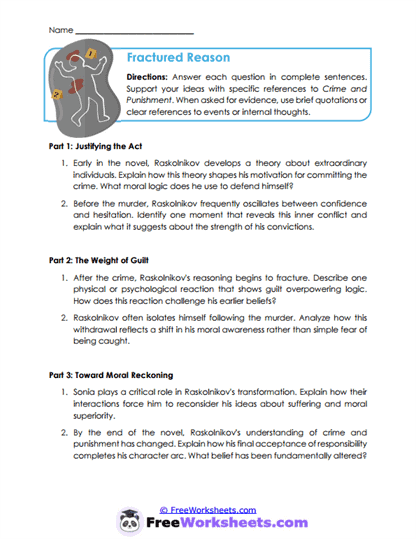 Fractured Reason Worksheet