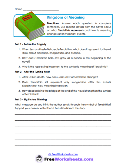 Symbol Journeys Worksheet