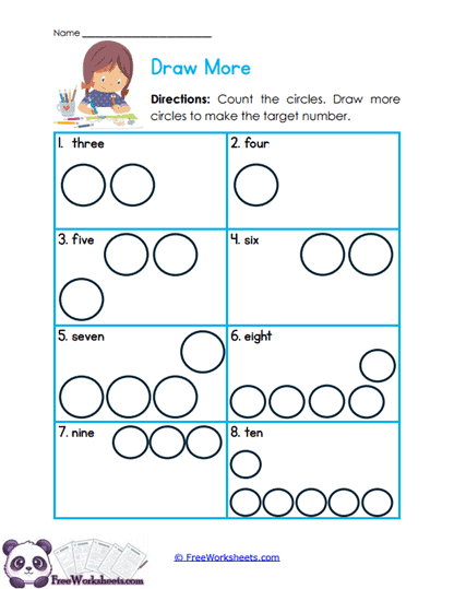Target Circles Worksheet