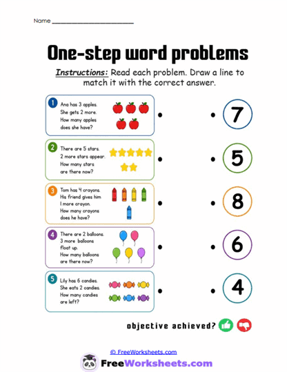Answer Lines Worksheet