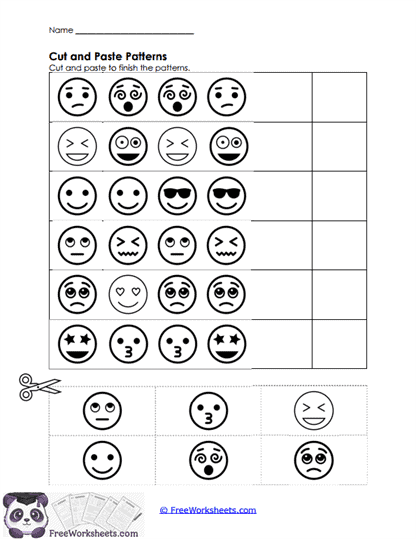 Preschool Pattern Worksheet Collection