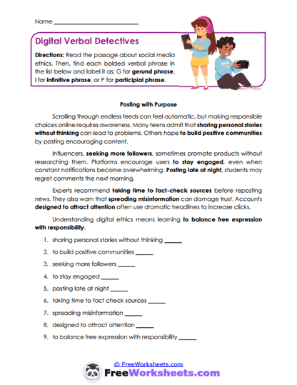 Phrase Hunt Worksheet