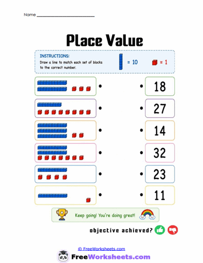 Number Match Worksheet