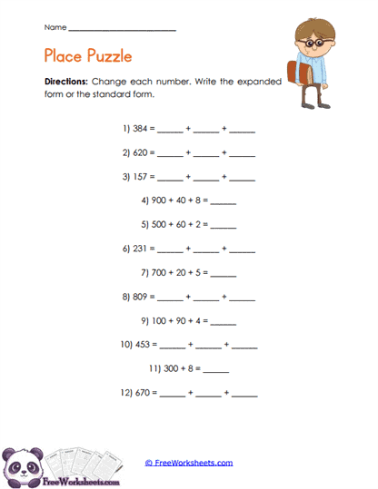 Form Flip Worksheet