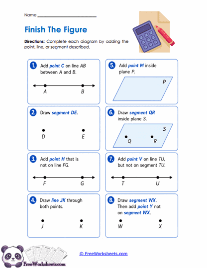 Figure Finish Worksheet