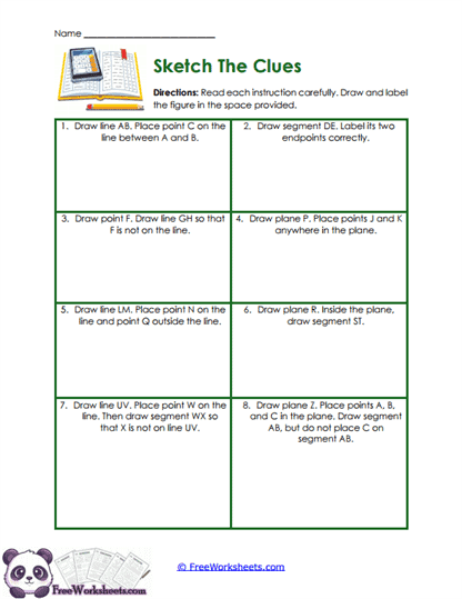 Diagram Drawing Worksheet