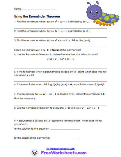 Story Models Worksheet