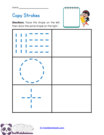 Pre-writing Strokes Preschool Worksheet Collection
