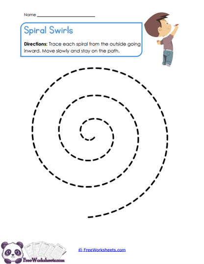 Spiral Practice Worksheet