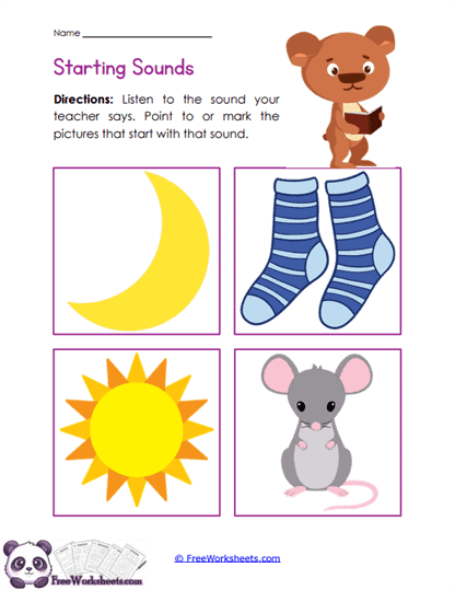 Sound Clues Worksheet