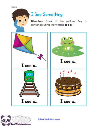 Sentence Starters Worksheet