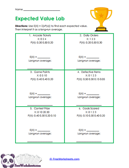 Expected Outcomes Worksheet