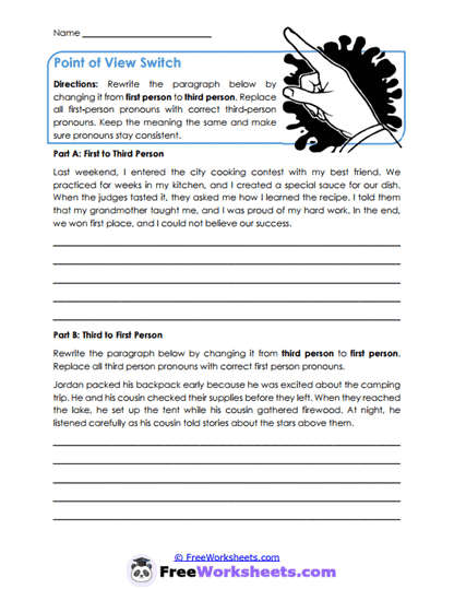 Viewpoint Conversion Worksheet