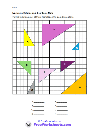 Grid Distances Worksheet