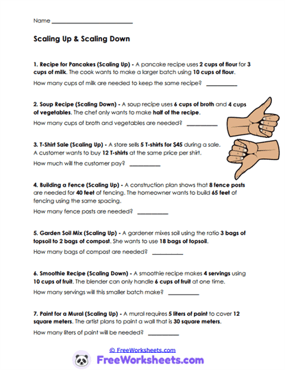 Real Connections Worksheet