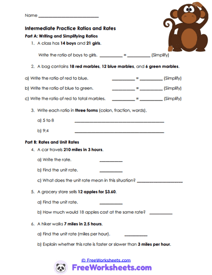 Visual Comparisons Worksheet