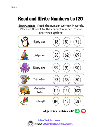 Value Words Worksheet