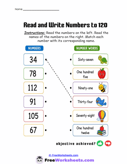 Word Connections Worksheet