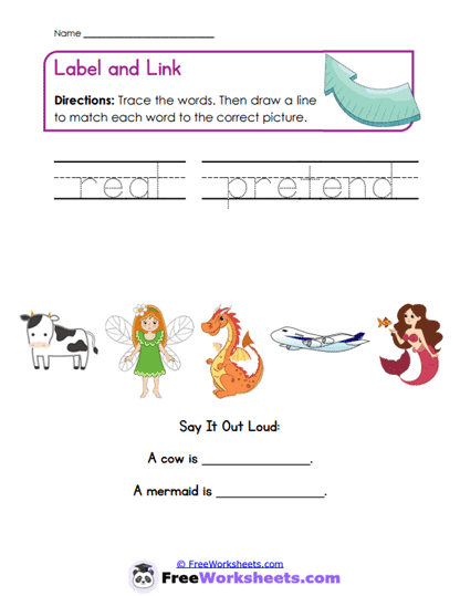 Word Connections Worksheet