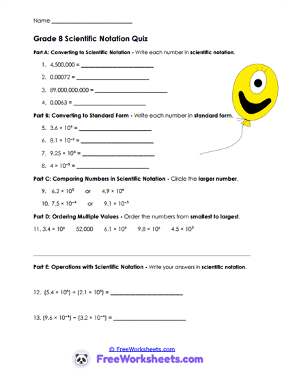 Exponent Mastery Worksheet